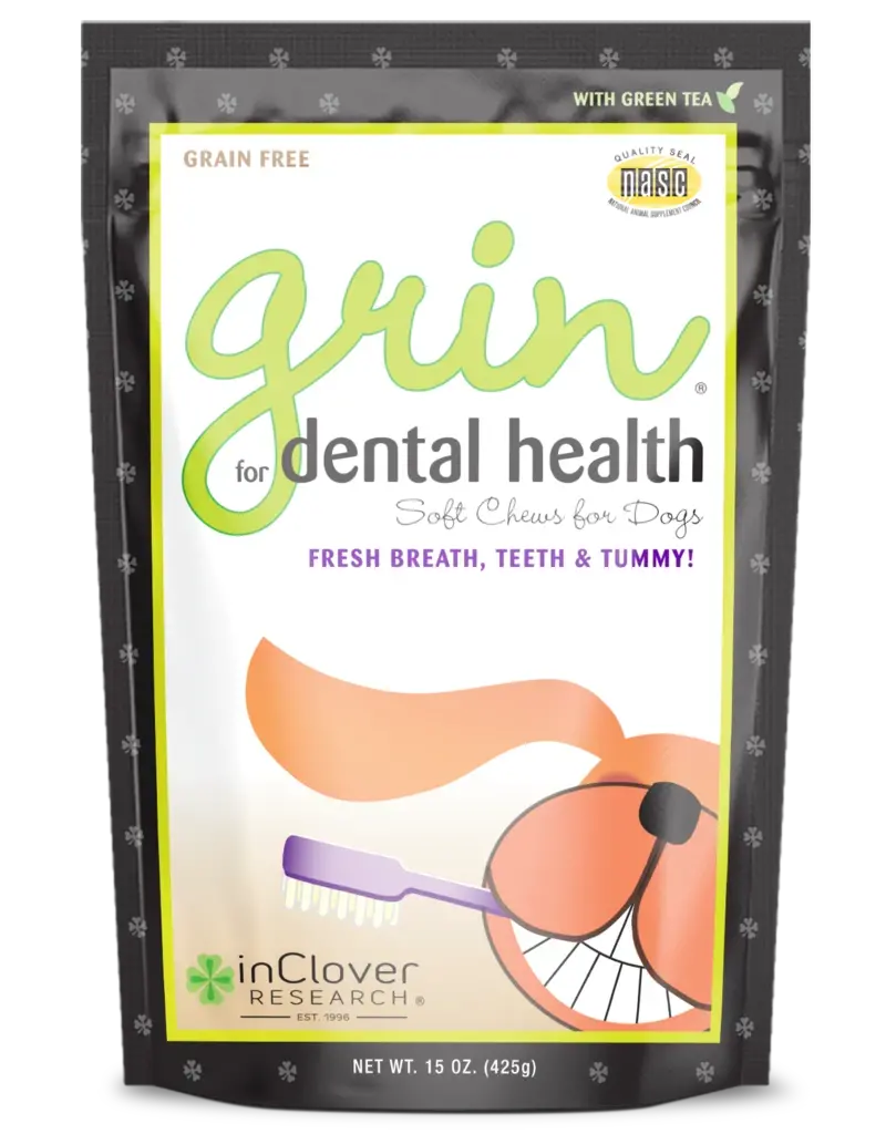 InClover InClover Grin Dental Health Soft Chews for Dogs 4oz