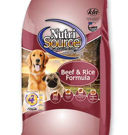 NutriSource NutriSource Beef & Rice  Adult 5 lb