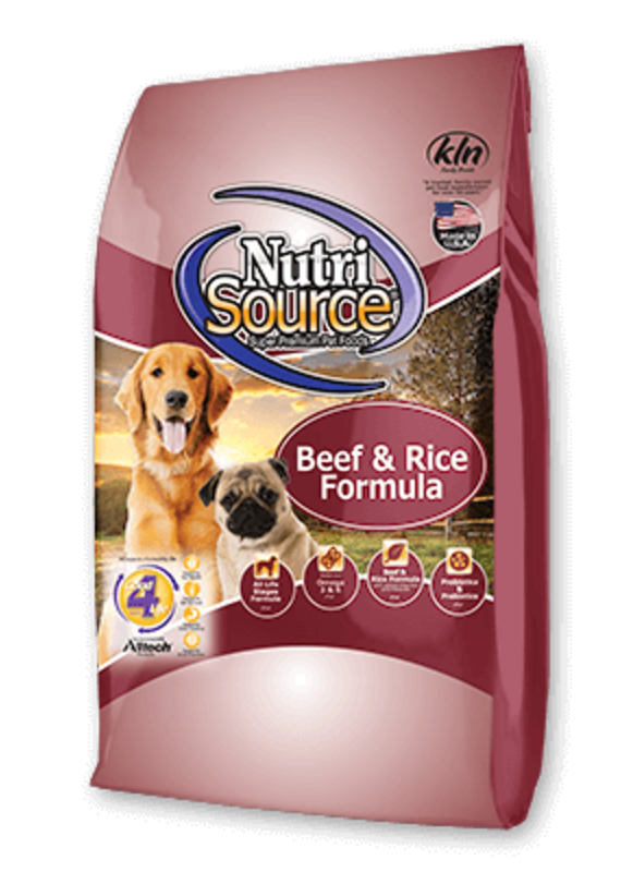NutriSource NutriSource Beef & Rice  Adult 5 lb