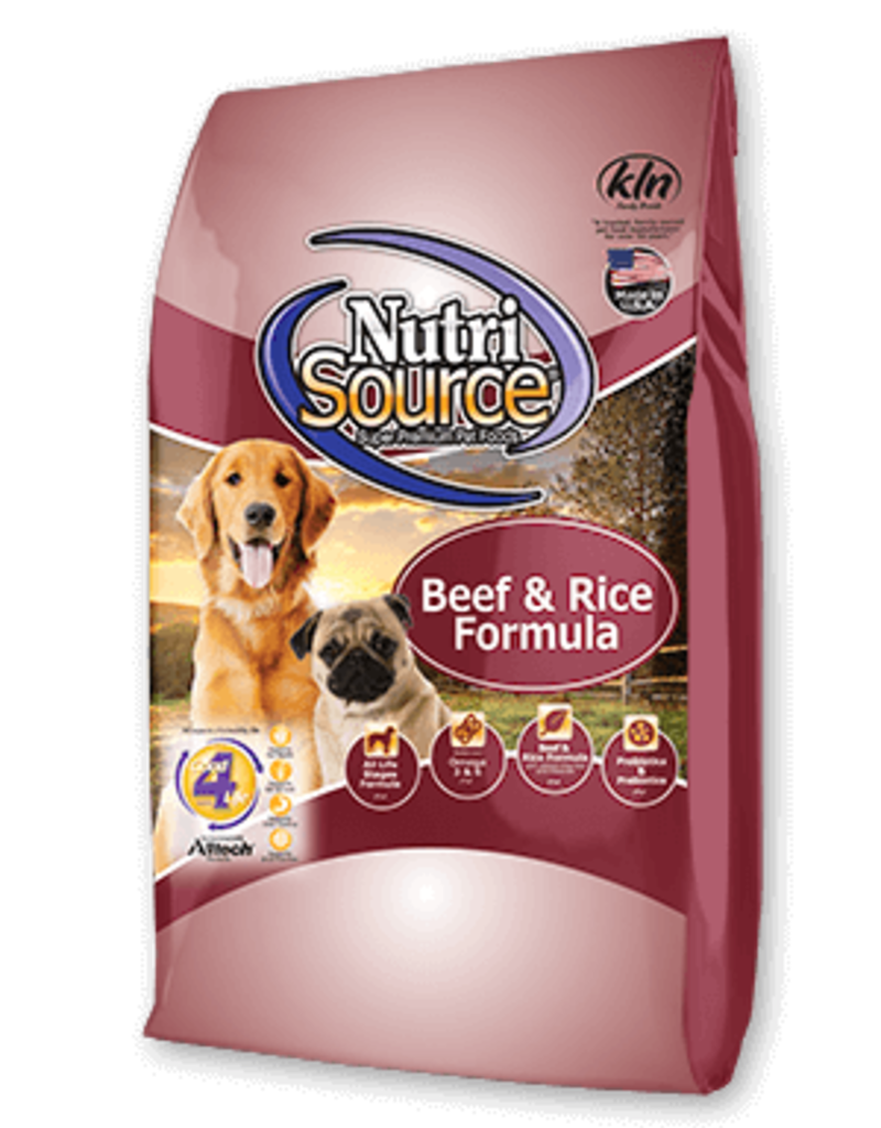 NutriSource NutriSource Beef & Rice  Adult 5 lb