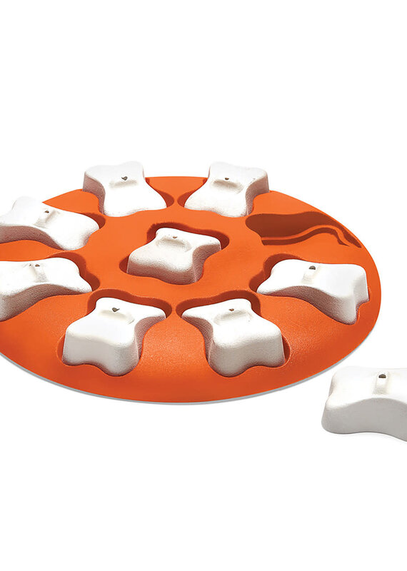 Outward Hound OWH Dog Smart Interactive Puzzle - Orange