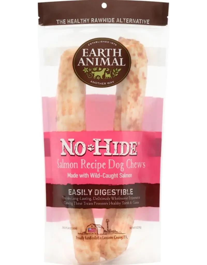 Earth Animal Earth Animal No Hide Salmon 11" 2pk