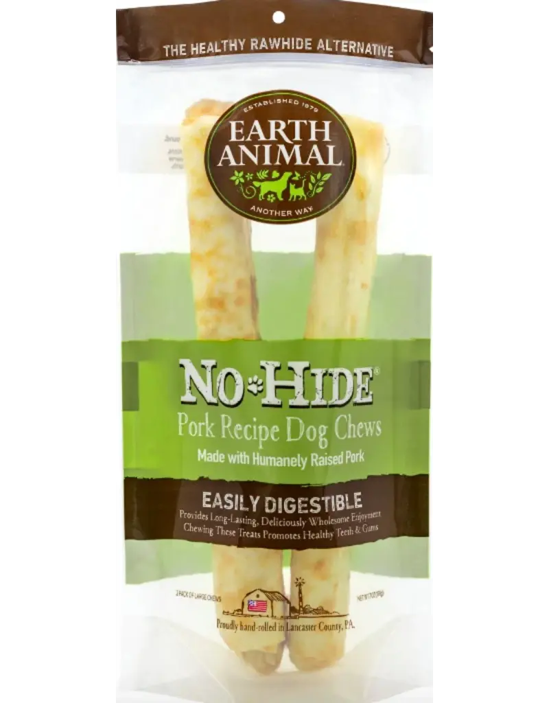 Earth Animal Earth Animal  No Hide Pork 11" 2pk