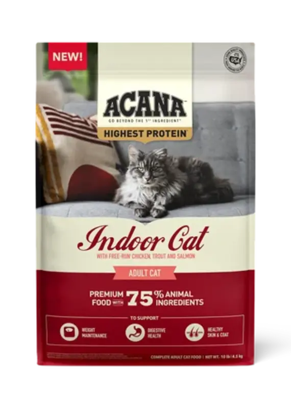 Champion Foods Acana Cat Indoor Entree Highest Protein GF 4lb