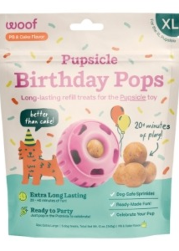 Woof Pet Woof Pet Birthday Pop Peanut Butter and Cake