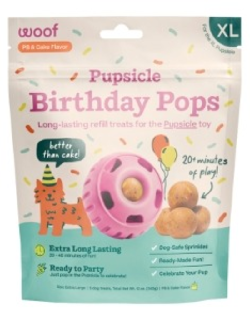 Woof Pet Woof Pet Birthday Pop Peanut Butter and Cake