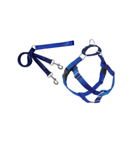 2 Hound Design 2 Hounds Design Freedom Harness & Training Leash Royal Blue
