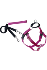 2 Hound Design 2 Hounds Design Freedom Harness & Training Leash Raspberry