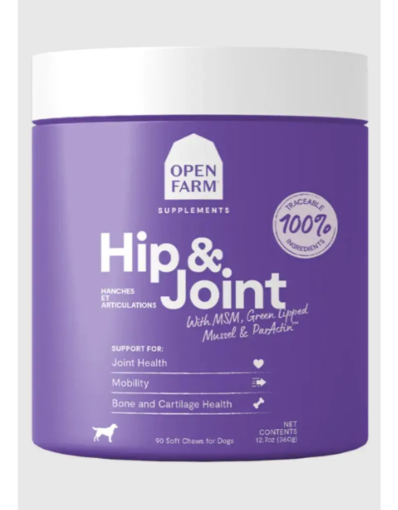 Open Farms Open Farm Dog Supplements Hip & Joint Chews 90 ct