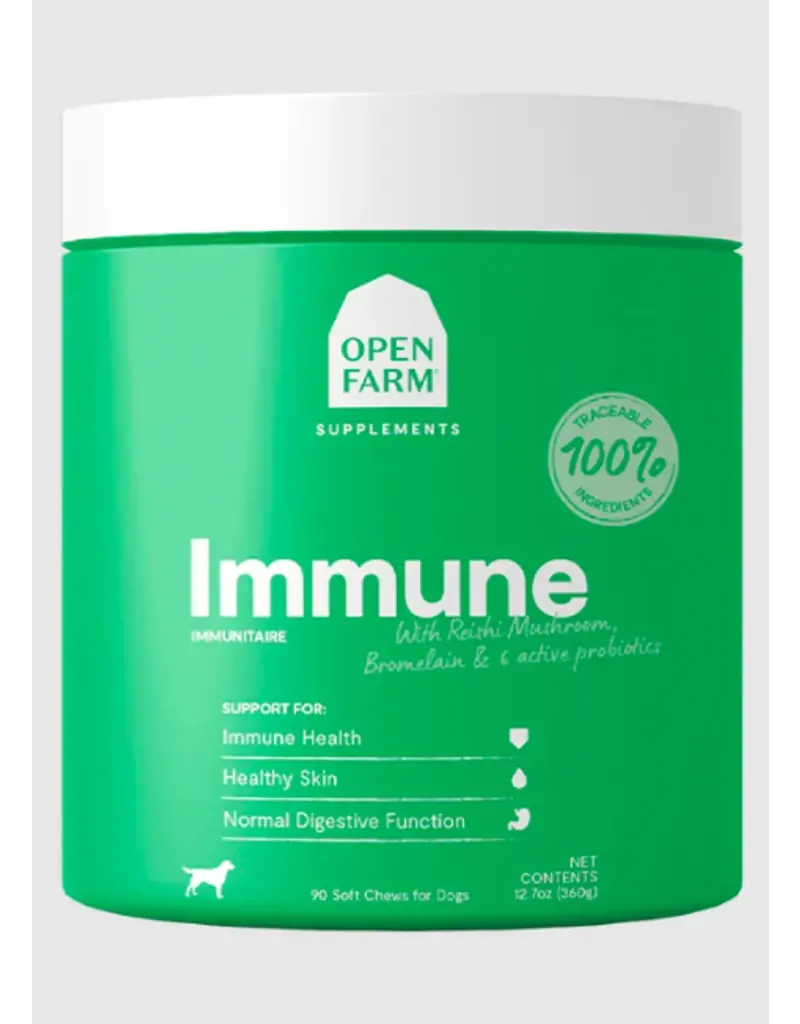 Open Farms Open Farm Dog Supplements Immune Chews 90 ct