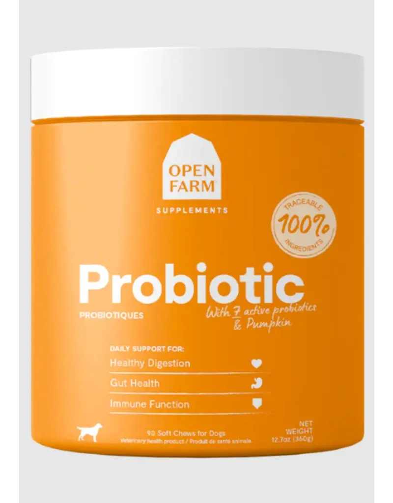 Open Farms Open Farm Supplements Probiotic Chews 90 ct