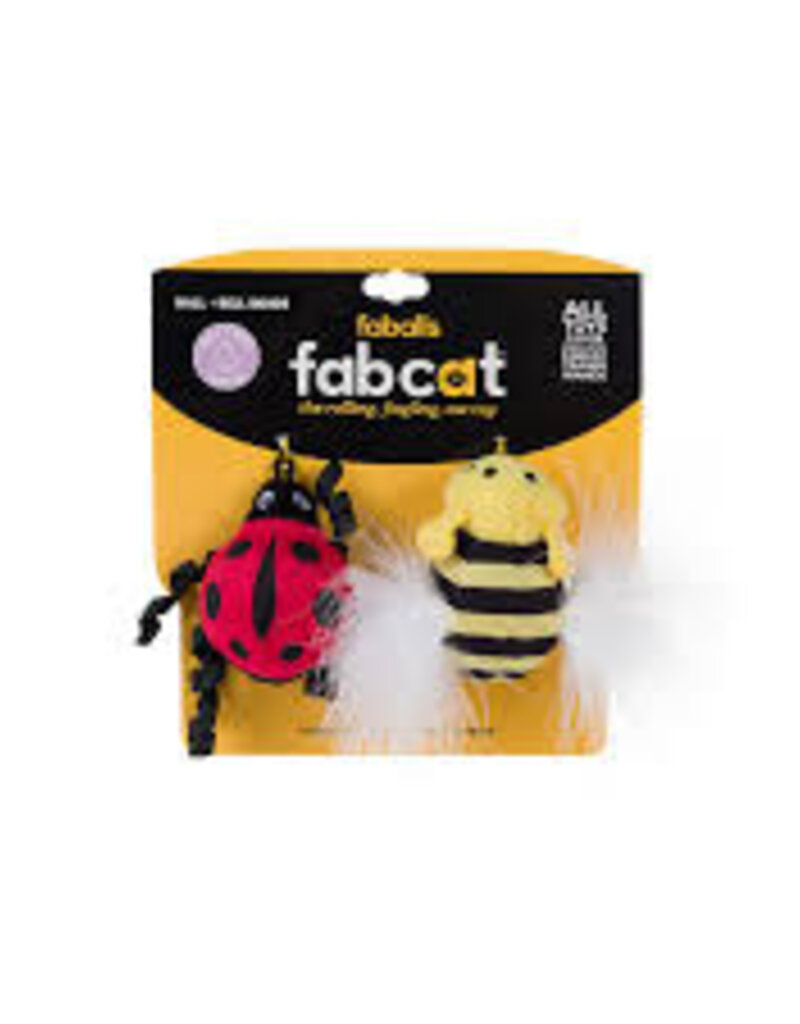 FabDog FabDog Cat Faball Ladybug & Bee 2pk