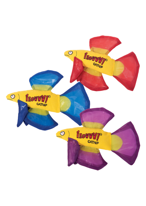 Yeoww Yeowww Ducky World Catnip Mo Betta Fish