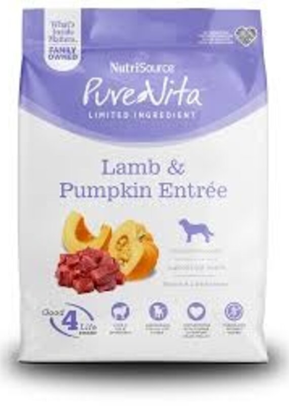 NutriSource Nutrisource Pure Vita Lamb and Pumpkin