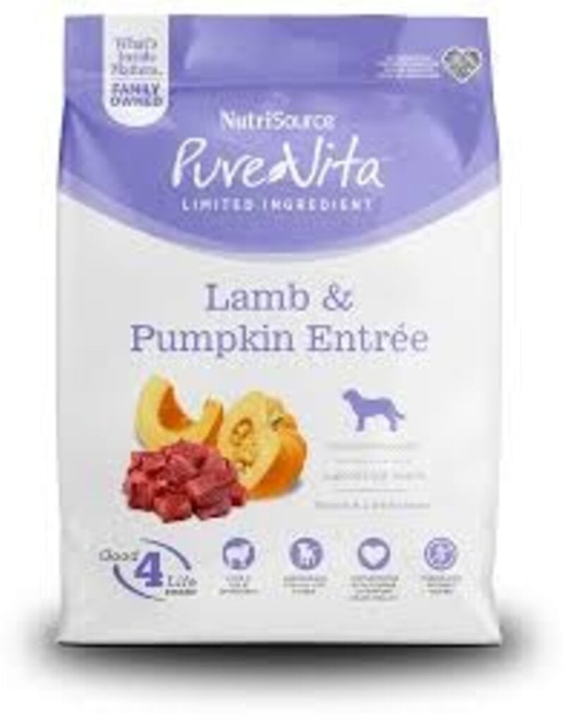 NutriSource Nutrisource Pure Vita Lamb and Pumpkin
