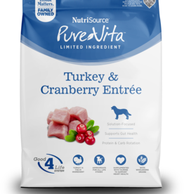 NutriSource Nurtisource Pure Vita Turkey and Cranberry