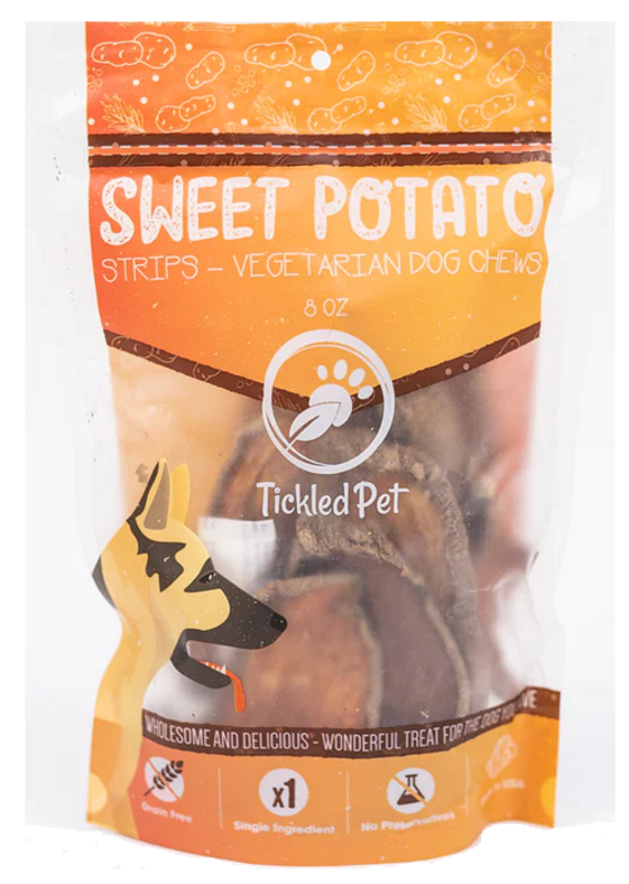 Tickled Pet Tickled Pet Sweet Potato Strips 8oz
