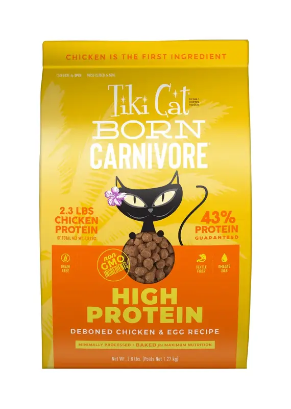 Tiki Pet Tiki Cat Born Carnivore Chicken & Egg 2.8 lb
