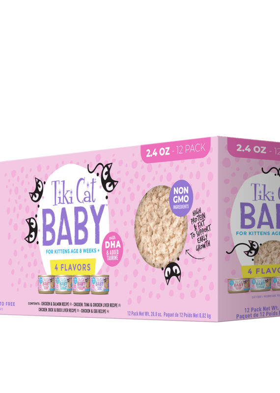 Tiki Pet Tiki Cat Baby Shreds Variety Pack 2.4oz