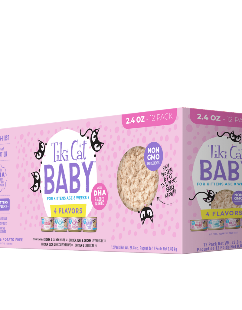 Tiki Pet Tiki Cat Baby Shreds Variety Pack 2.4oz