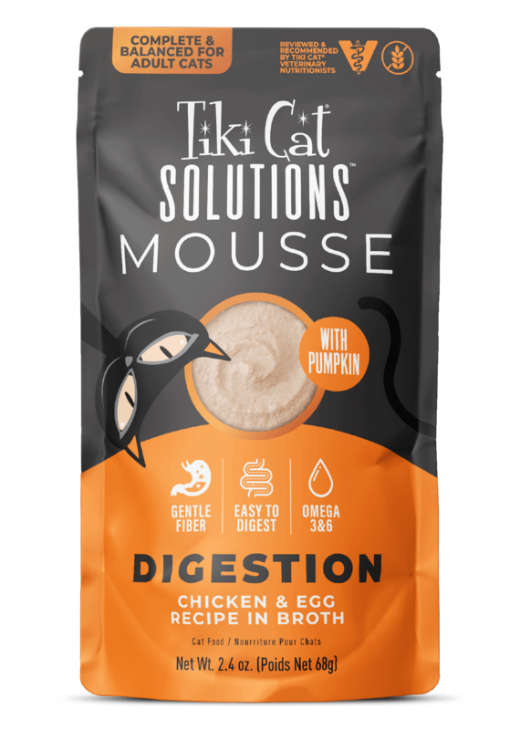 Tiki Pet Tiki Cat Solutions Mousse Digestion 2.4oz