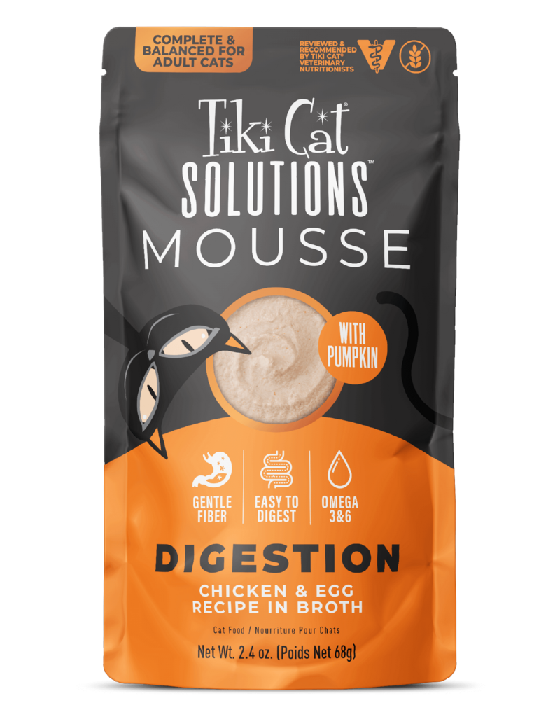 Tiki Pet Tiki Cat Solutions Mousse Digestion 2.4oz