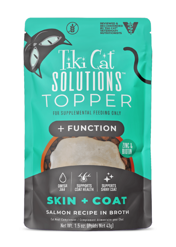 Tiki Pet Tiki Cat Born Carnivore Topper Skin and Coat 1.5oz