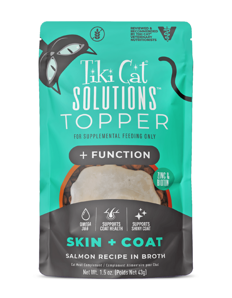 Tiki Pet Tiki Cat Born Carnivore Topper Skin and Coat 1.5oz