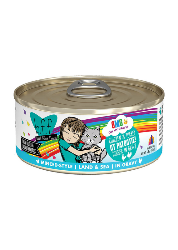 Weruva Weruva B.F.F O.M.G Land & Sea  QT Patootie 5.5 oz