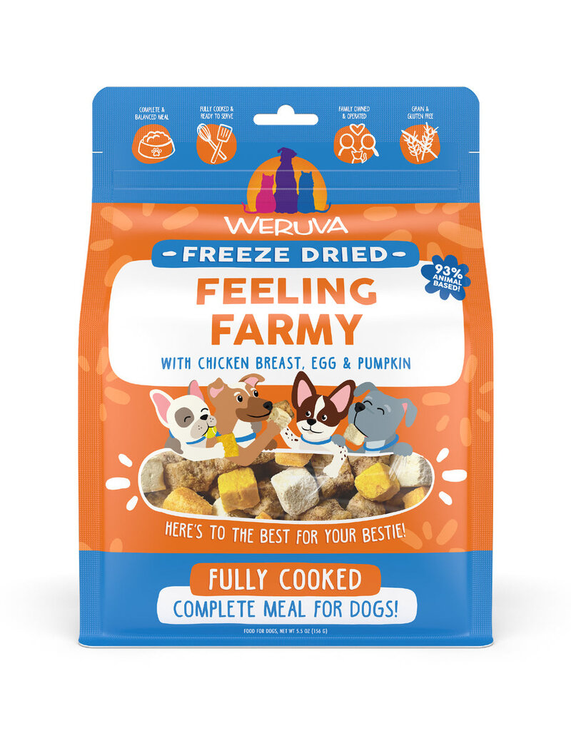 Weruva Weruva Dog Freeze Dried Feeling Farmy with Chicken
