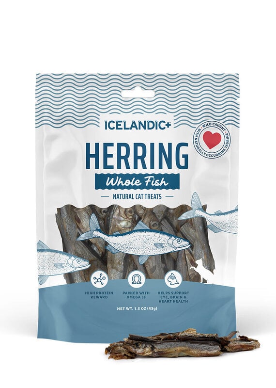 Icelandic Icelandic Herring Whole Fish Treats 1 oz