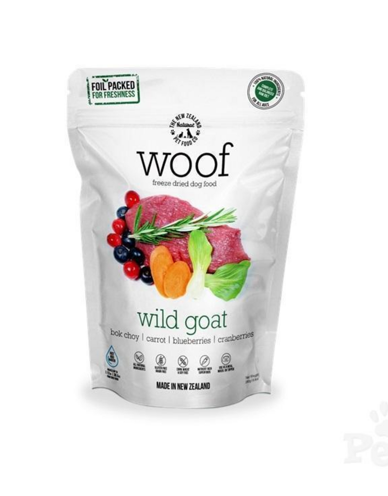 The New Zealand Natural Pet Food Company Woof Freeze-dried Wild Goat 1.76oz