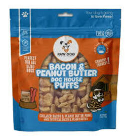 Raw Dog Raw Dog Bacon & Peanut Butter Collagen Puffs 2.5oz