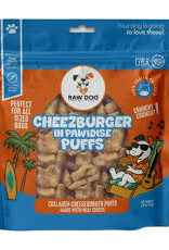 Raw Dog Raw Dog Cheeseburger in Pawidise Collagen Puffs 2.5oz