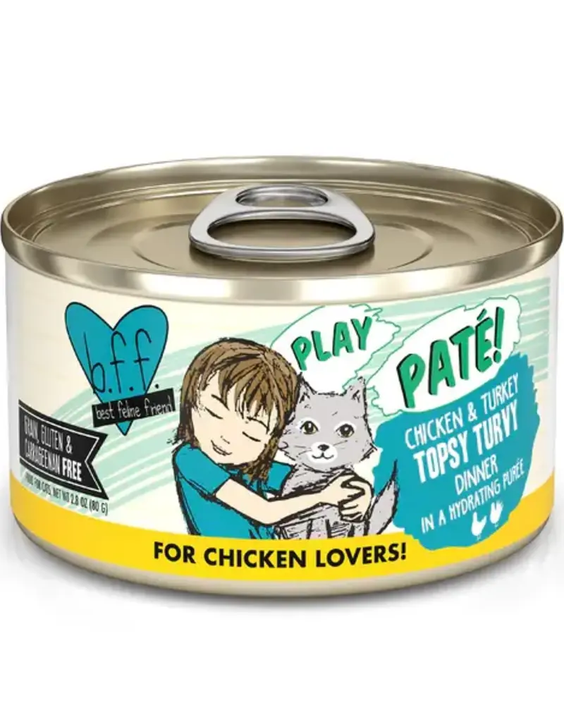 Weruva Weruva B.F.F. O.M.G.  Chicken & Turkey Topsy 2.8oz