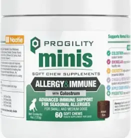 Nootie Progility Allergy Relief W/ Colostrum Mini 60ct