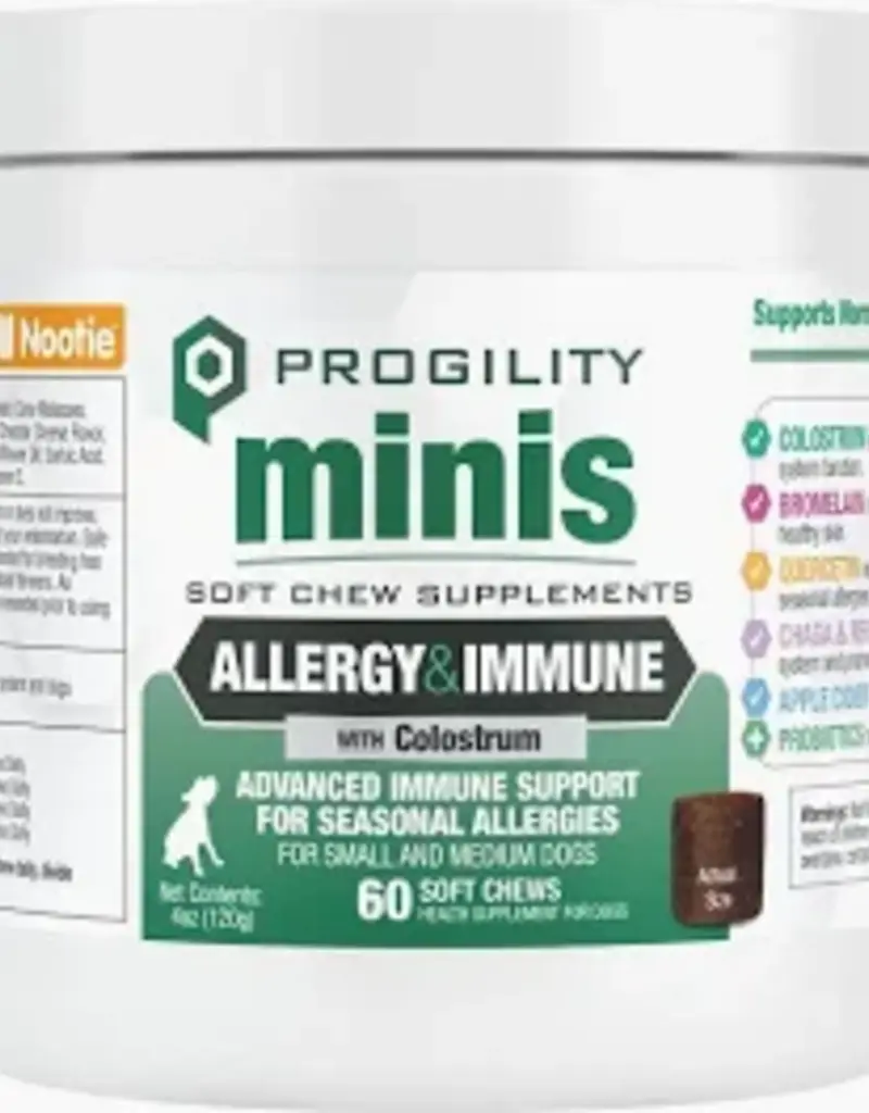 Nootie Progility Allergy Relief W/ Colostrum Mini 60ct