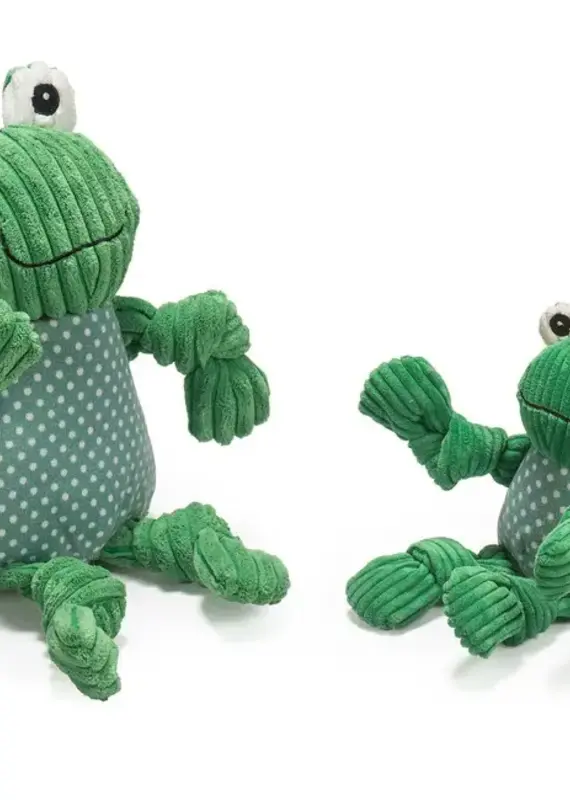 Huggle Hound Huggle Fergie Frog Knottie, Large