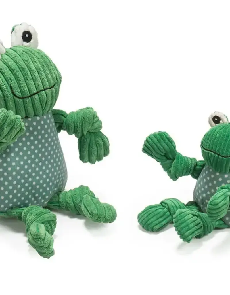 Huggle Hound Huggle Fergie Frog Knottie, Large