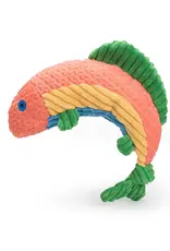 Huggle Hound Huggle Raucous Rainbow Trout Knottie Large
