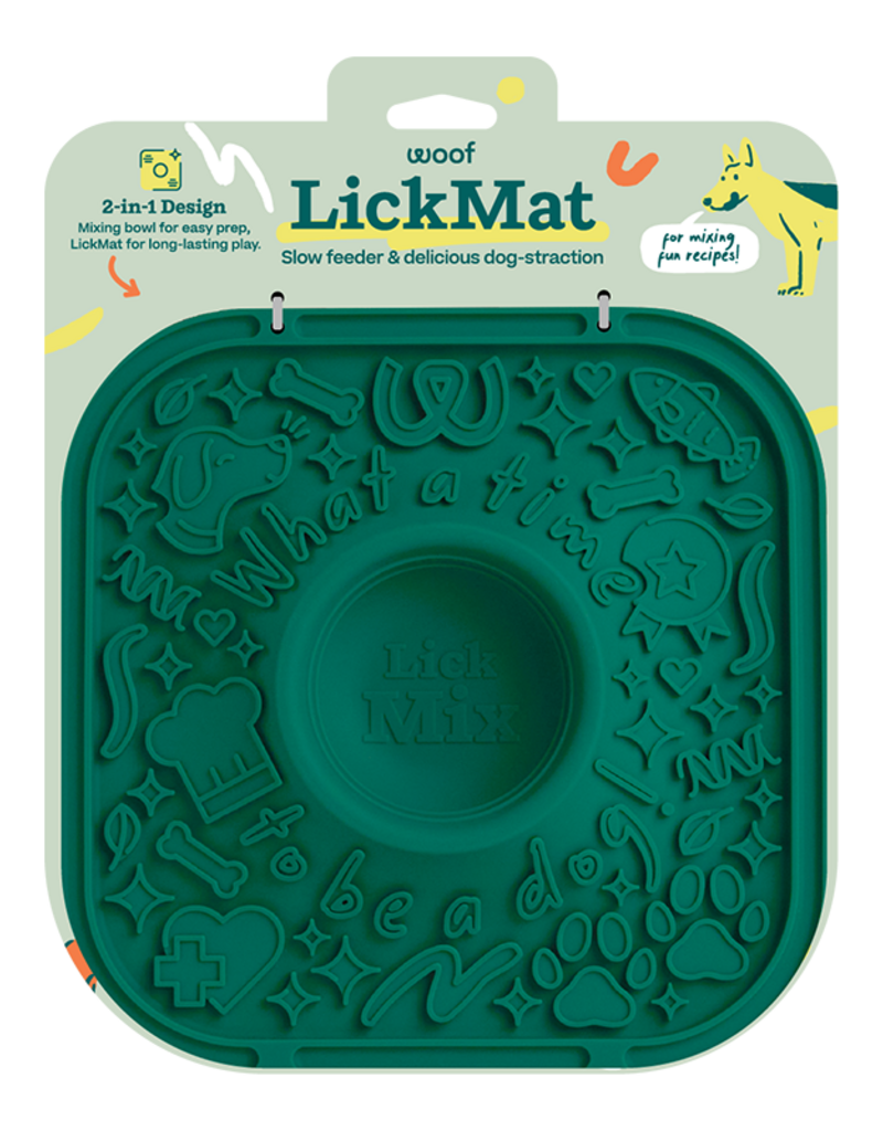 Woof Pet Woof Pet Lickmat Green