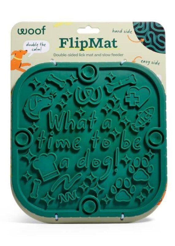 Woof Pet Woof Pet Flipmat Green