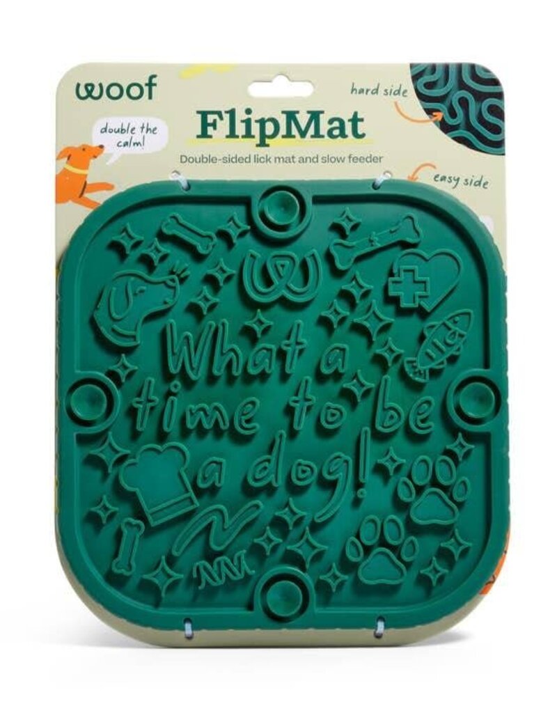 Woof Pet Woof Pet Flipmat Green