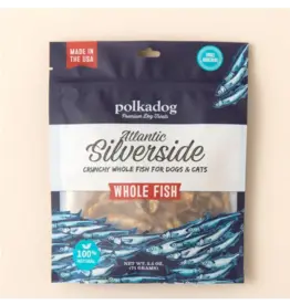 Polka Dog Atlantic Silverside Whole Fish 2.5oz Pouch