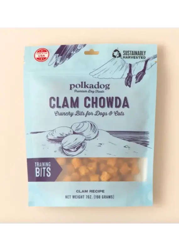 Polka Dog Clam Chowda Bits 7oz