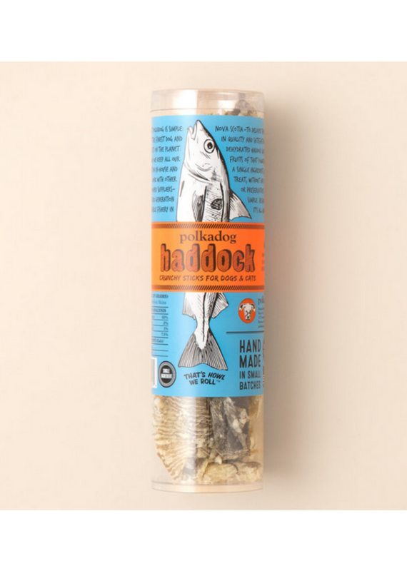 Polka Dog Hadock Skin Jerky 2oz Tube