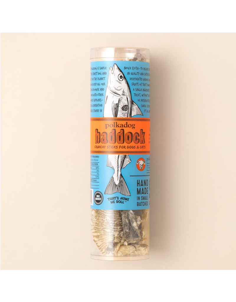 Polka Dog Hadock Skin Jerky 2oz Tube