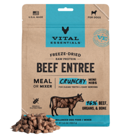 Vital Essentials Vital Essentials Freeze Dried Mini Nibs Crunchy Beef