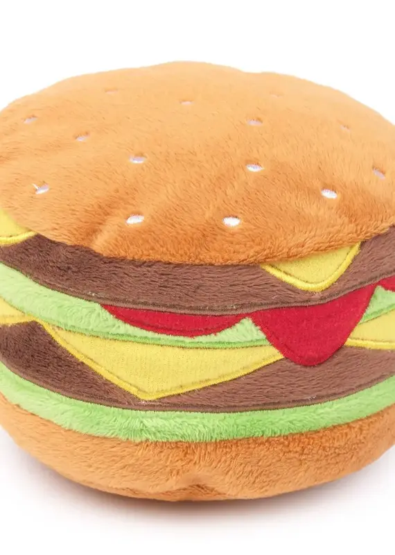 FuzzYard FuzzYard Plush Hamburger Dog Toy