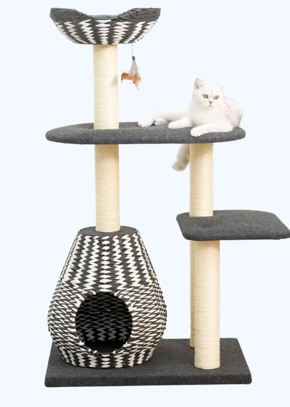 Pet Pals Pet Pals Ace Handwoven 4-Level Cat Tree